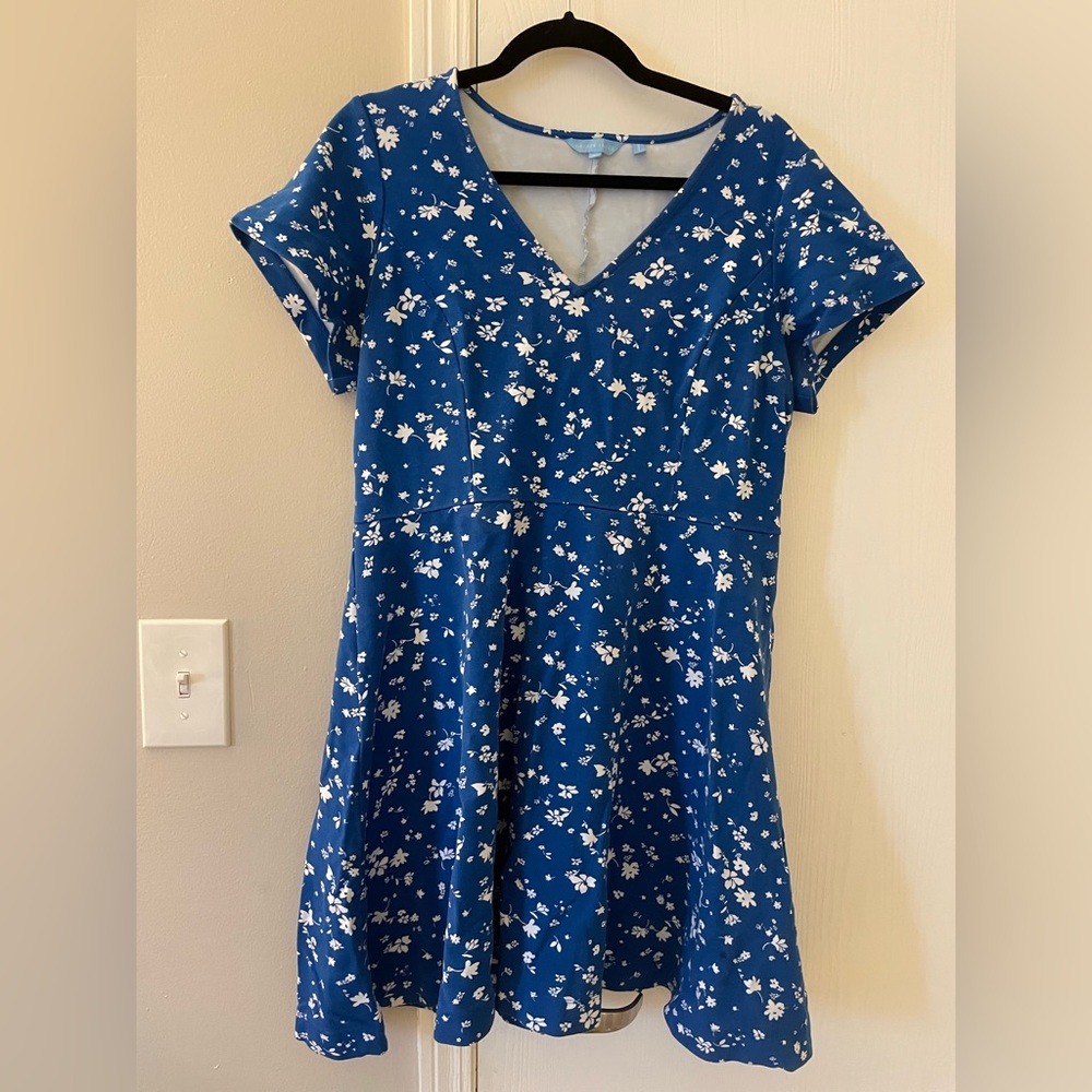 Draper James Blue Floral Dress - Women’s Size Large